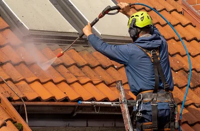 Démoussage et hydrofuge de toiture à Gourbera